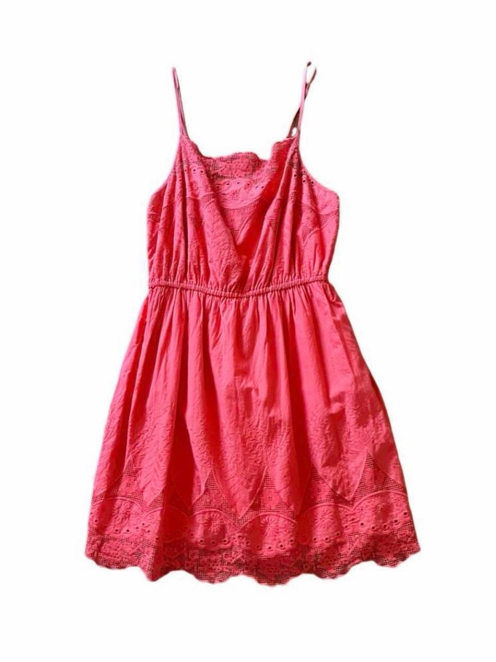 Kimchi Blue Coral Lace Trim Mini Dress M